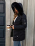 Damen Winterjacke – Warme Ganzjahres-Schwarze Mantel